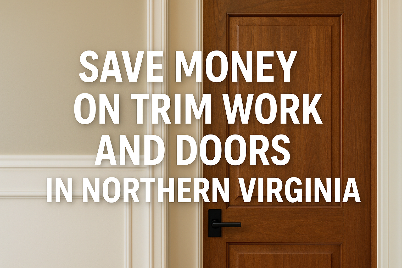 Save Money on Trim Work and Doors in Northern Virginia